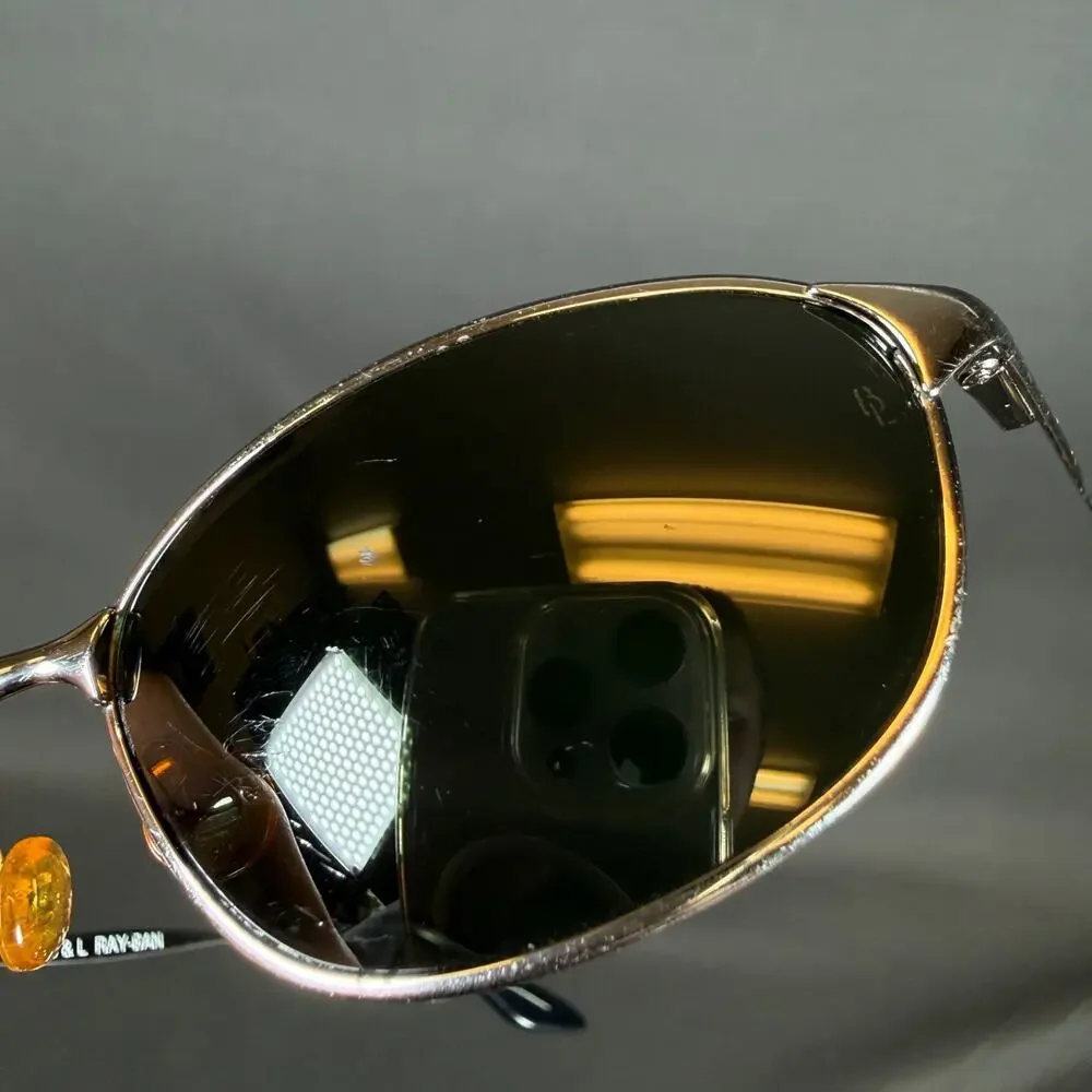 Ray Ban B & L Bausch Lomb W2962 Sidestreet Chrome Frame Vintage sunglasses RARE